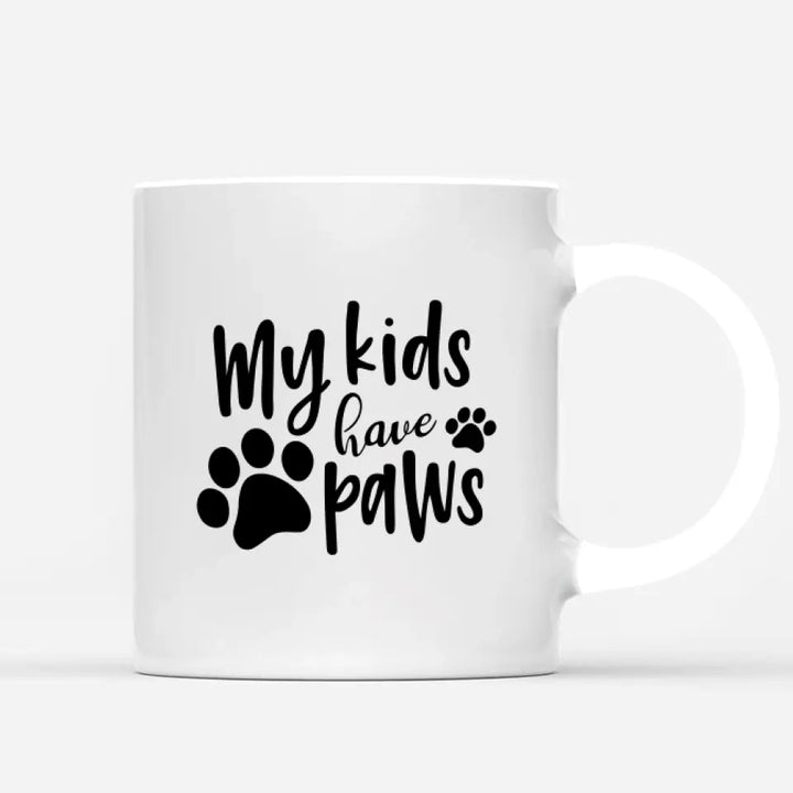 Custom pet mug - Woman with Dogs and Cats