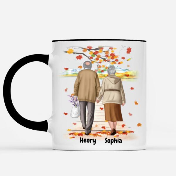 Personalized Mugs for Grandparents | Inexpensive Gifts for Grandparents | Customizable Names and Cliparts| Custom Coffee Mugs