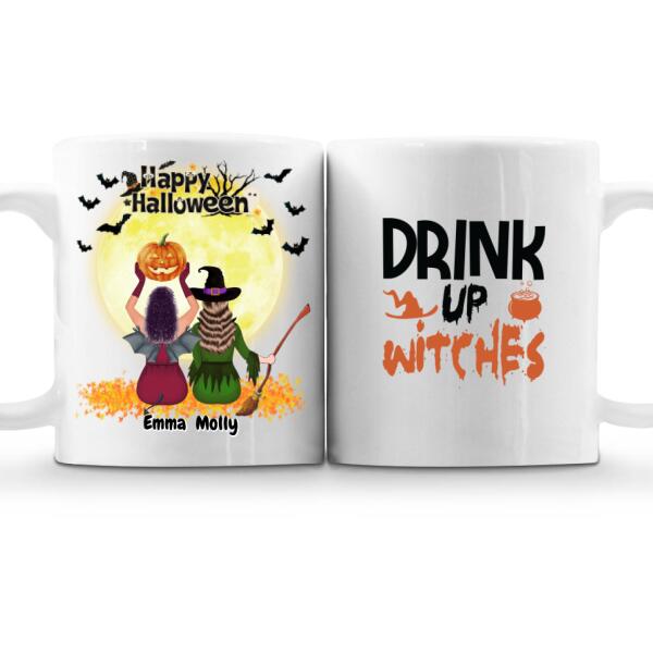 Personalized Best Friend Witches Mug