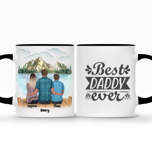 Father Daughter Coffee Mugs | Personalized Fathers Day Mug | Customizable Father and Son Mugs