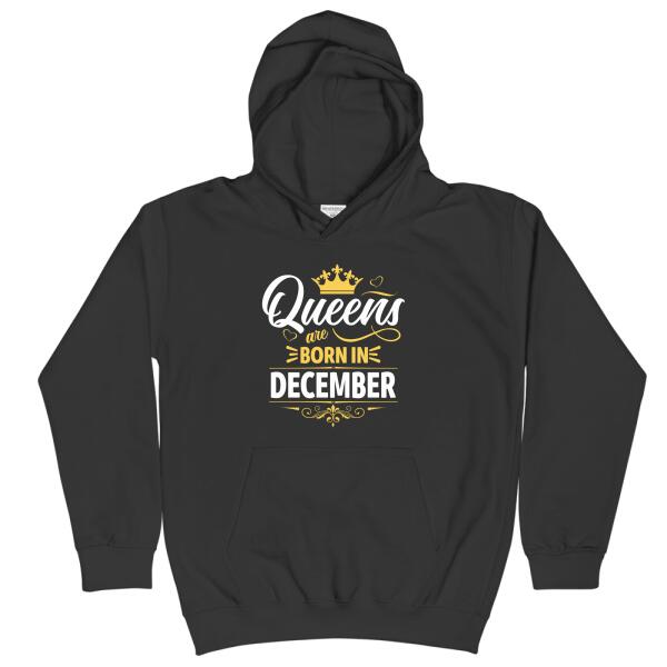 All Kings/Queens are born in... - Customizable Birthday Hoodie