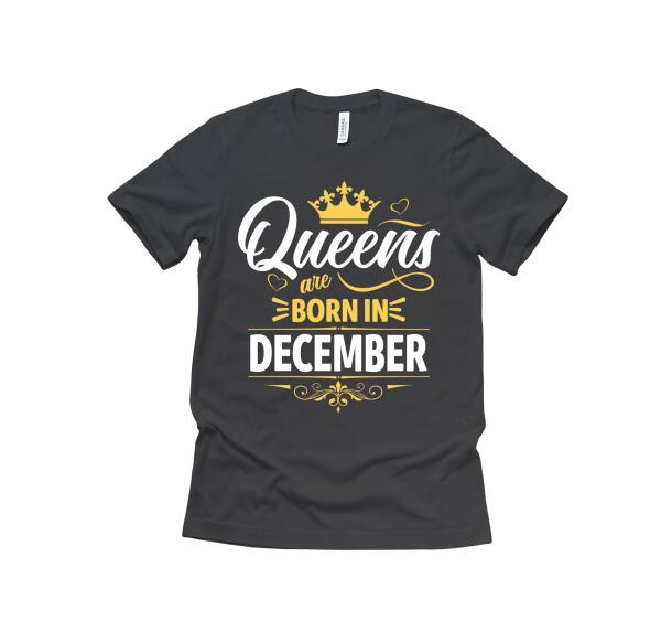 All Kings/Queens are born in... - Customizable birthday t-shirt