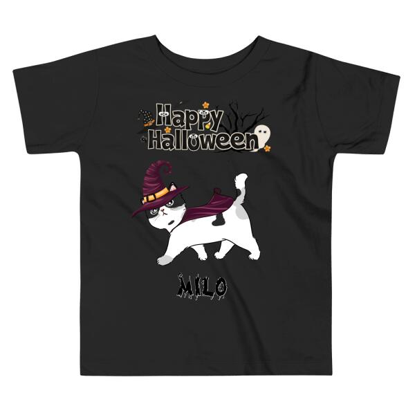 Halloween Cats - Up to 6 Cats | Customizable T-shirt Design
