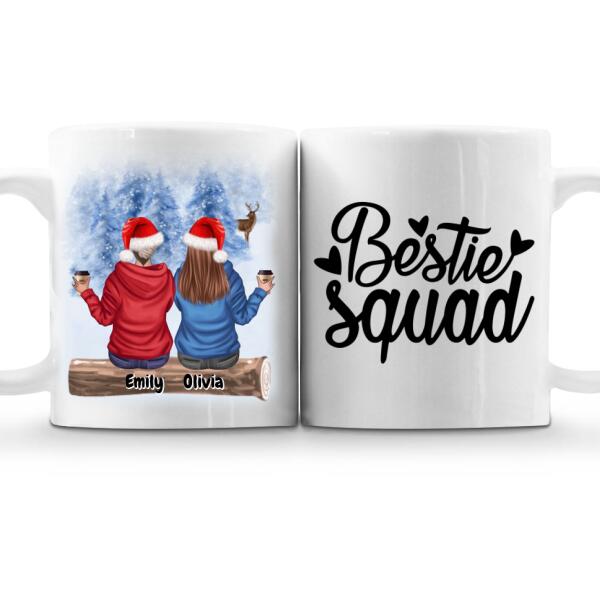 Beasties Christmas Custom Cups with Names for Girls