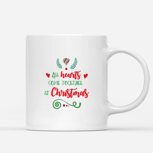 Personalized Cups for Christmas Dog Dad - Up to 4 pets | Man and Dog(s) / Cat(s) Christmas Custom Mugs