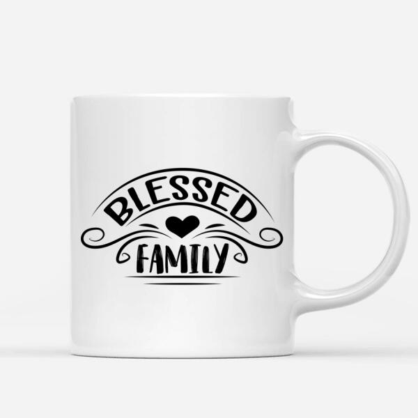 Blessed Family customizable mug