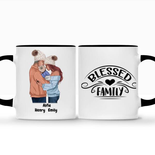 Personalised First Fathers Day Gifts - Couple and Newborn Personalised Mug | Happy First Fathers Day Daddy