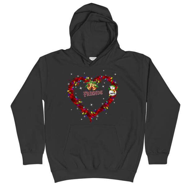 Custom Christmas Hoodie for Family with Snowman - Up to 11 Family Members | Mom, Grandma Christmas Sweatshirts | Personalised Christmas Hoodies  with Kids, Grandkids Names
