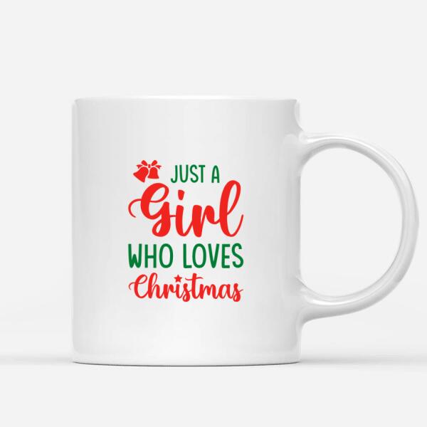 Personalized Xmas Mugs for Christmas Woman dog/cat owner  - Up to 4 Pets | Girl and Cats/Dogs Christmas Mug Custom | Names can be Customized