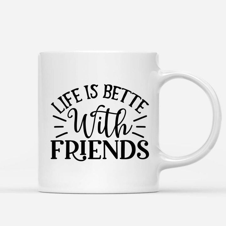 Personalized Sister Coffee Mugs With Cocktails - Up to 4 girls | Girls Best Friends Mugs Personalized