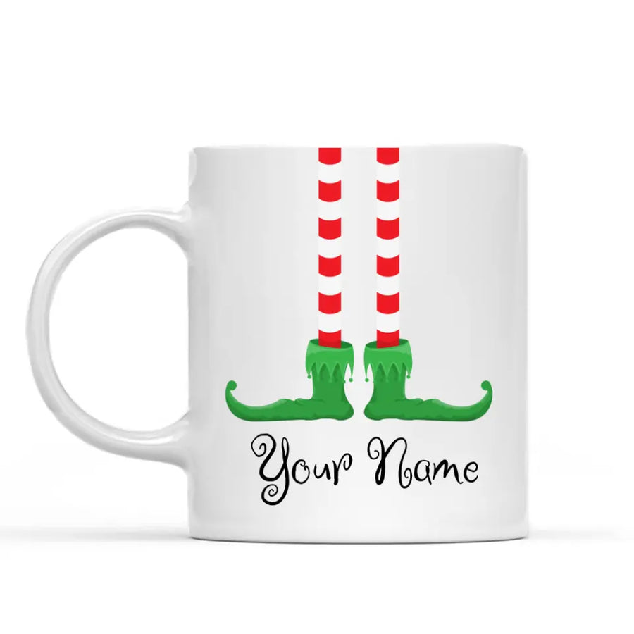 Personalized Elf Mug with Custom Name