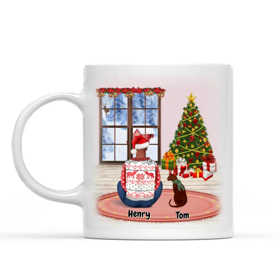 Personalized Cups for Christmas Dog Dad
