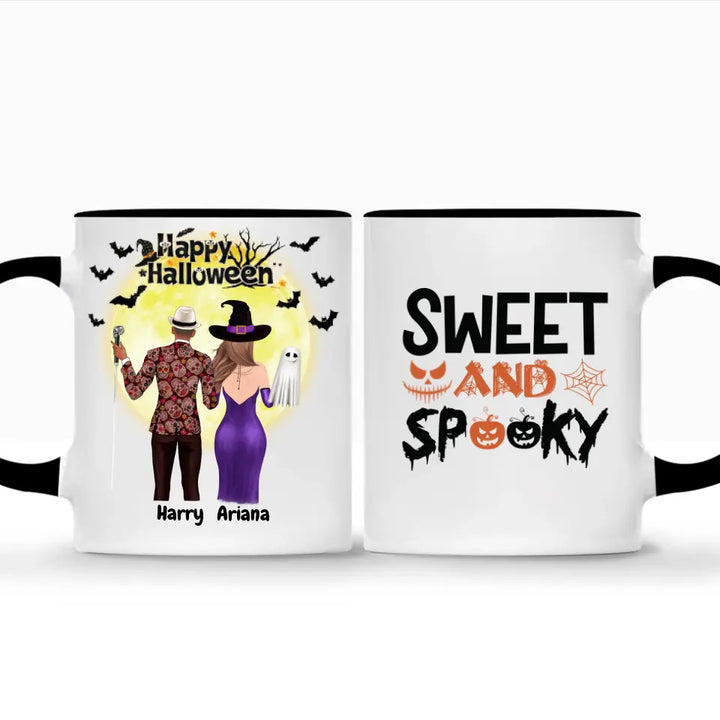 Halloween Couple mug - Personalized inky mug