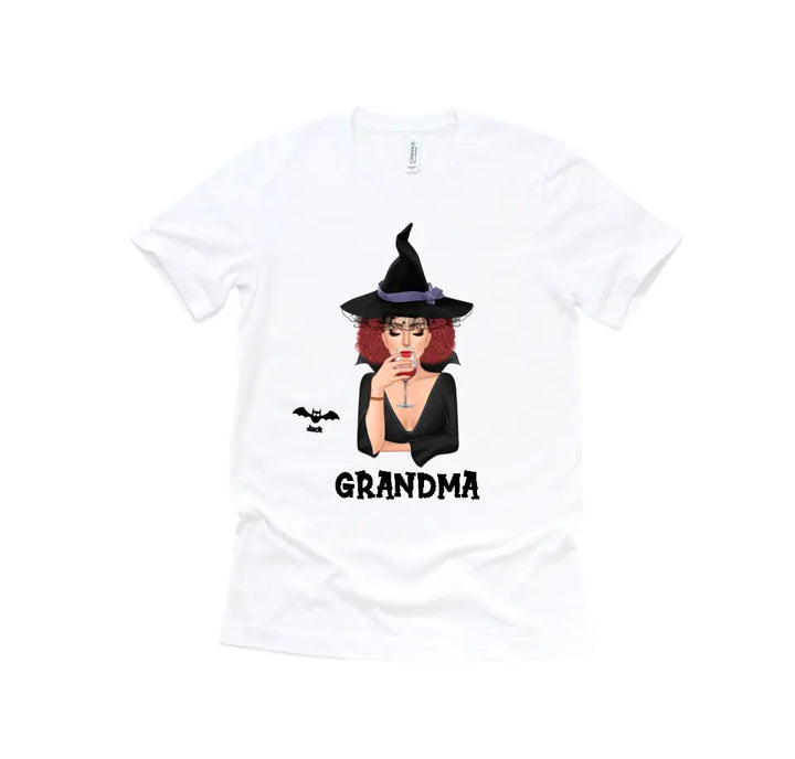 Halloween Witch Mom Grandma | Customizable T-shirt Design