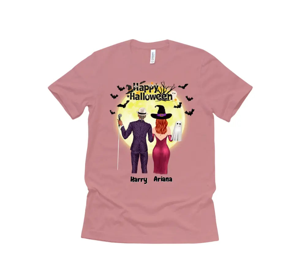 Customizable Couples Halloween Shirts