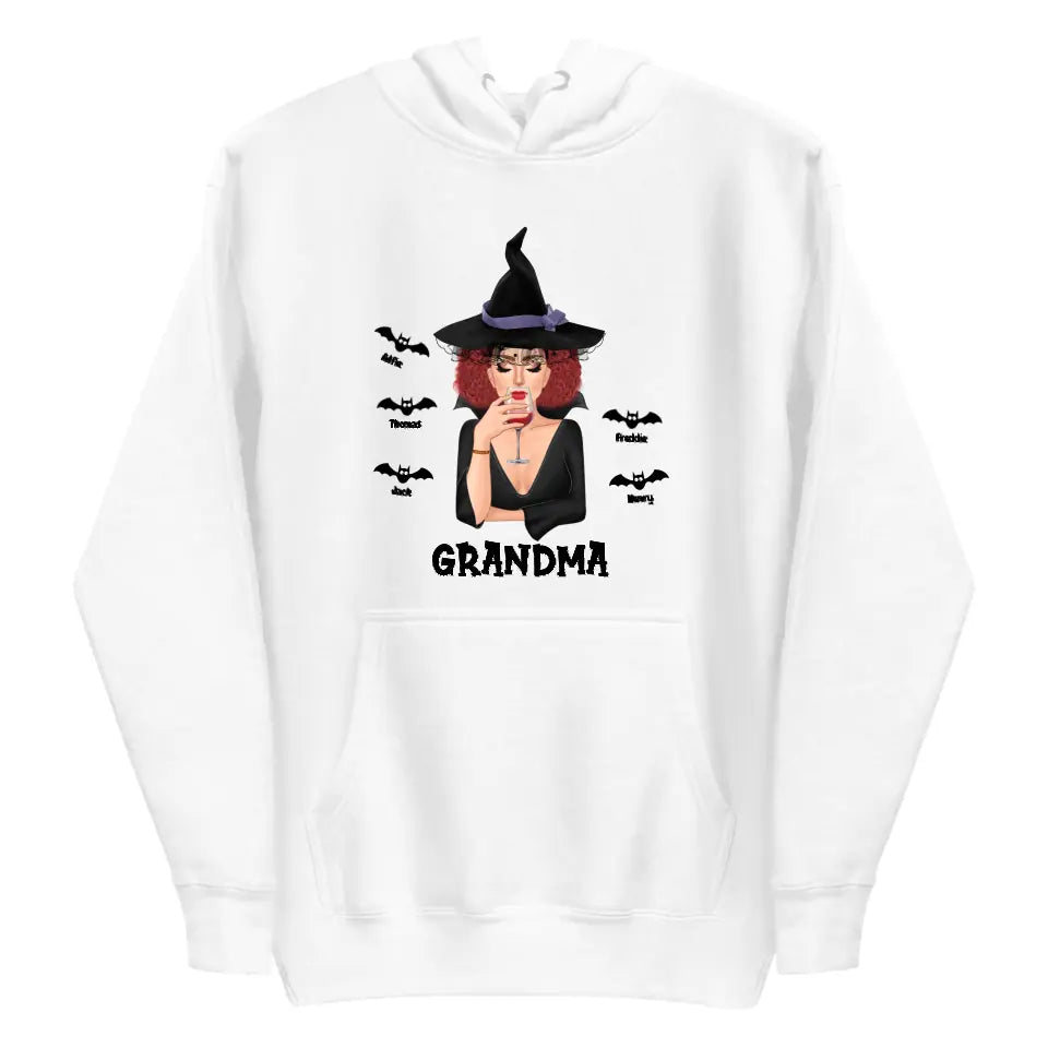 Halloween Witch Mom Grandma | Customizable Hoodie Design