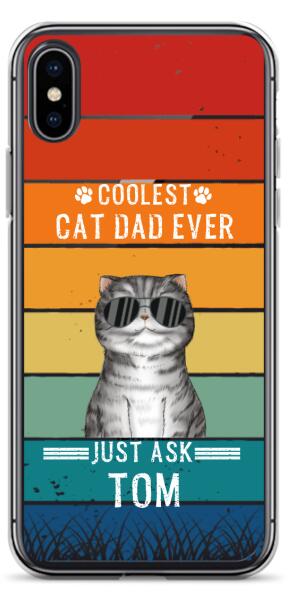 Coolest Cat Dad/Mom Ever - Customizable iPhone/Eco iPhone Case