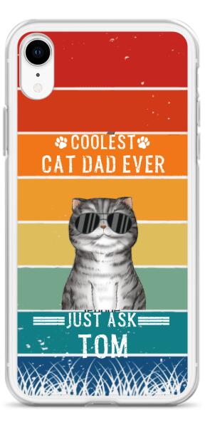 Coolest Cat Dad/Mom Ever - Customizable iPhone/Eco iPhone Case