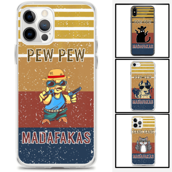 Pew Pew MADAFAKAS! | Customizable iPhone/Eco iPhone Case