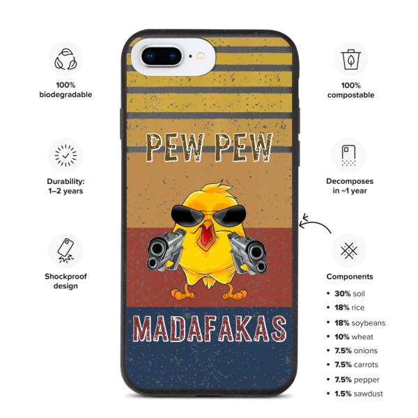 Pew Pew MADAFAKAS! | Customizable iPhone/Eco iPhone Case