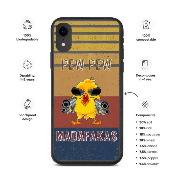 Pew Pew MADAFAKAS! | Customizable iPhone/Eco iPhone Case