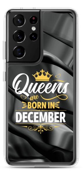 All Kings/Queens are born in... - Customizable birthday Samsung Case
