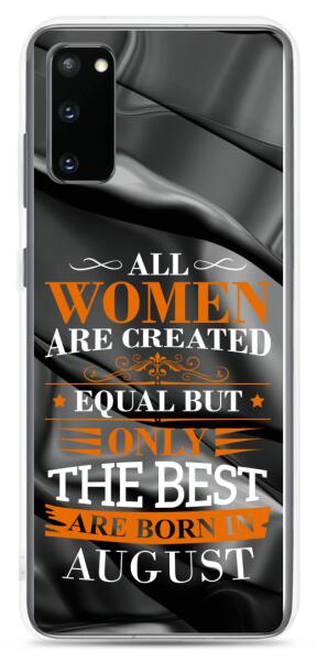 All men/women are created equal but... - Customizable Birthday Samsung Case
