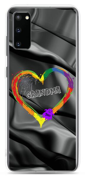 Halloween Heart Family - Up to 8 Family Members | Customizable Samsung Case