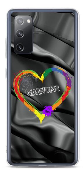 Halloween Heart Family - Up to 8 Family Members | Customizable Samsung Case