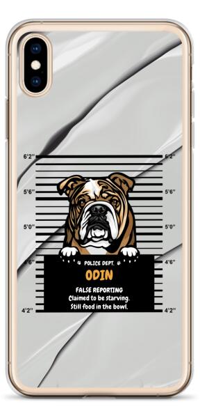 Arrested Dog - Up to 3 Dogs | Customizable iPhone/Eco iPhone Case