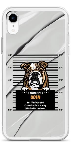 Arrested Dog - Up to 3 Dogs | Customizable iPhone/Eco iPhone Case