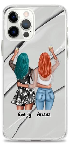 Besties - 2 Girls | Customizable iPhone/Eco iPhone Case