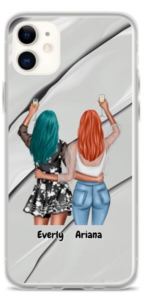 Besties - 2 Girls | Customizable iPhone/Eco iPhone Case