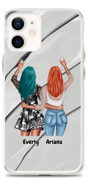 Besties - 2 Girls | Customizable iPhone/Eco iPhone Case