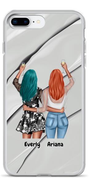 Besties - 2 Girls | Customizable iPhone/Eco iPhone Case