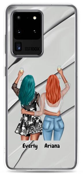 Besties - 2 Girls | Customizable Samsung Case