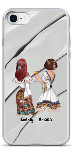 Boho/Hippie Girls | Customizable iPhone/Eco iPhone Case
