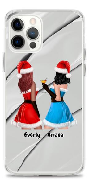 Christmas Besties 2 Girls | Customizable iPhone/Eco iPhone Case