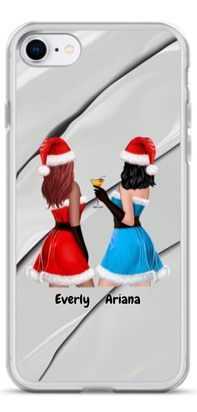 Christmas Besties 2 Girls | Customizable iPhone/Eco iPhone Case
