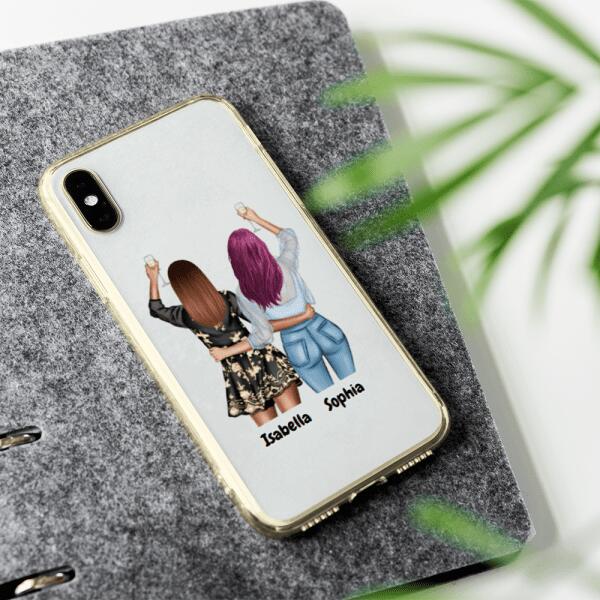 Besties - 2 Girls | Customizable iPhone/Eco iPhone Case