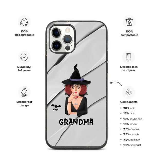 Halloween Witch Mom Grandma | Customizable iPhone/Eco iPhone Case