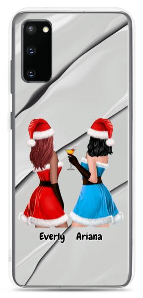 Christmas Besties 2 Girls | Customizable Samsung Case