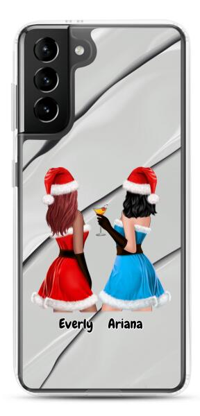 Christmas Besties 2 Girls | Customizable Samsung Case