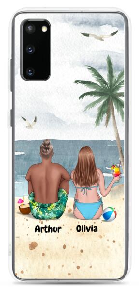 Couple at the Beach | Customizable Samsung Case