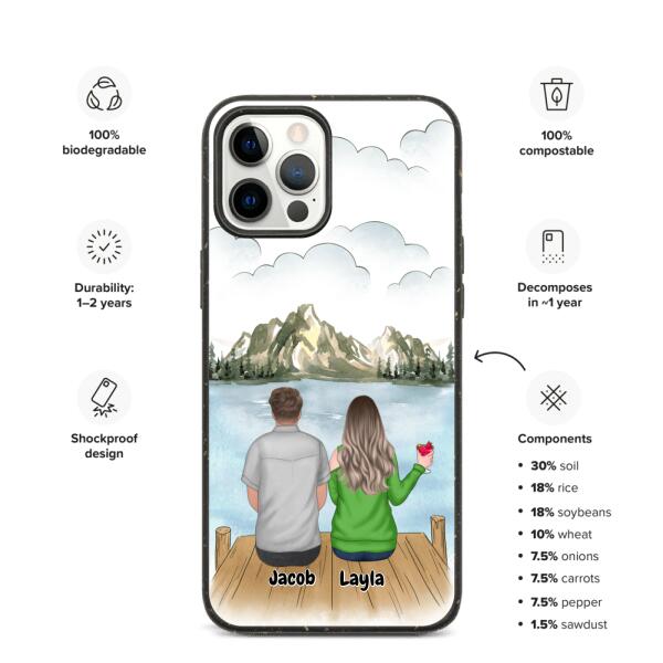 Friends Girl/Boy- Customizable iPhone/Eco iPhone Case