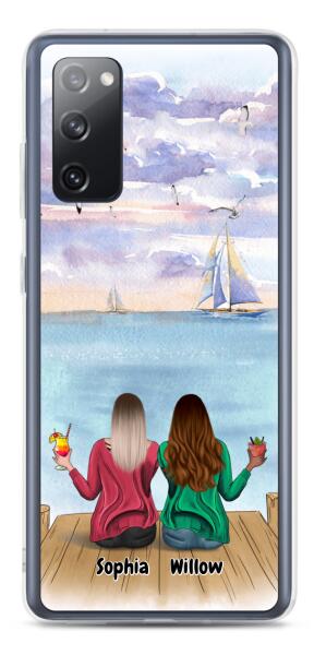 Best Friends at the Beach | Customizable Samsung Case