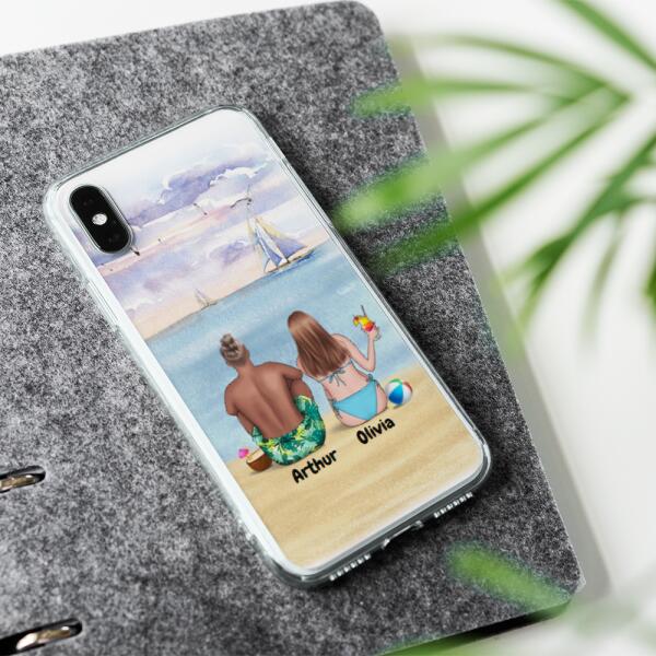 Couple at the Beach | Customizable Samsung Case