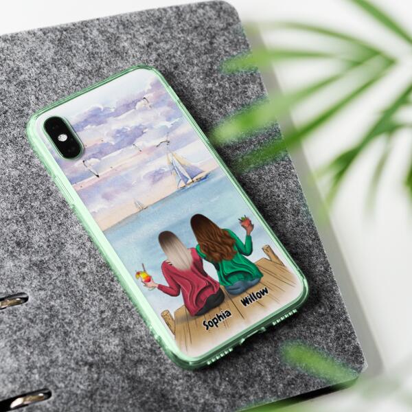Best Friends at the Beach | Customizable iPhone/Eco iPhone Case