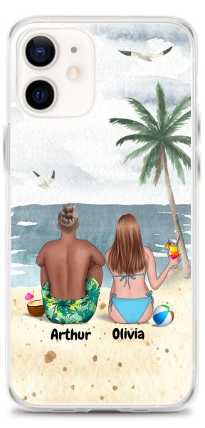 Couple at the Beach | Customizable iPhone/Eco iPhone Case