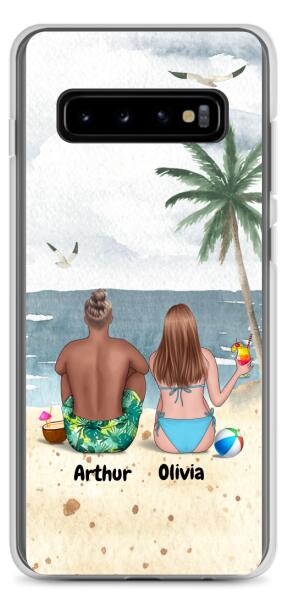Couple at the Beach | Customizable Samsung Case